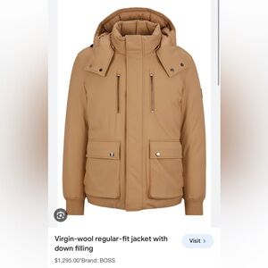 Boss Virgin Wool Down Jacket